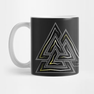 Valknut lightninglightning norse mythology asatru Mug